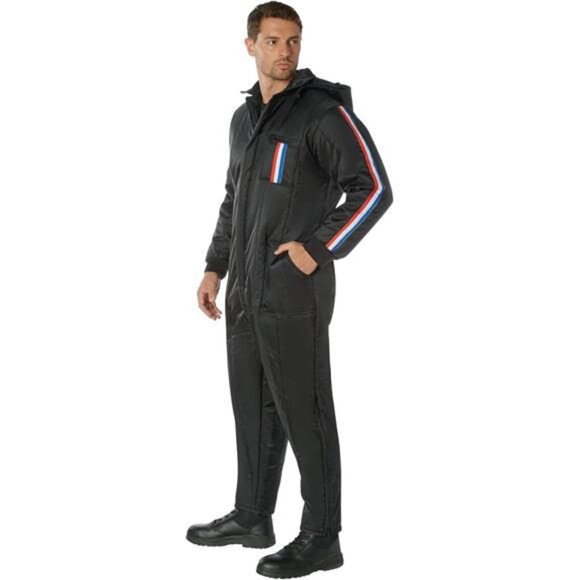 Insulated Ski and Rescue Suit – Cold Weather Snowsuit Coverall One Piece - Picture 6 of 7